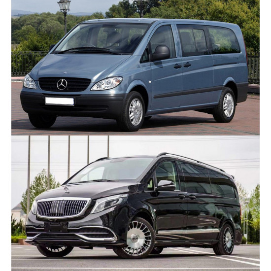 Комплект рестайлінгу в W447 Maybach для Mercedes Viano 2004-2015 рр Комплект рестайлінгу в W447 Maybach для Mercedes Viano 2004-2015 рр