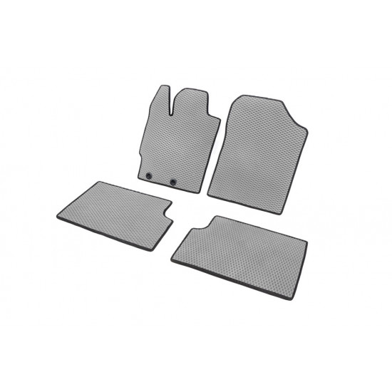 Килимки EVA ДВС (сірі) для Toyota Yaris 2010-2020 рр Килимки EVA ДВС (сірі) для Toyota Yaris 2010-2020 рр