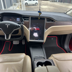 Килимки EVA (чорні) для Tesla Model X