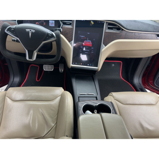 Килимки EVA (чорні) для Tesla Model X Килимки EVA (чорні) для Tesla Model X