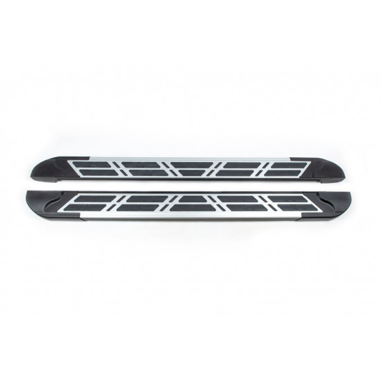 Бокові пороги Sunrise (2 шт., алюміній) для Renault Kangoo 1998-2008 рр Бокові пороги Sunrise (2 шт., алюміній) для Renault Kangoo 1998-2008 рр