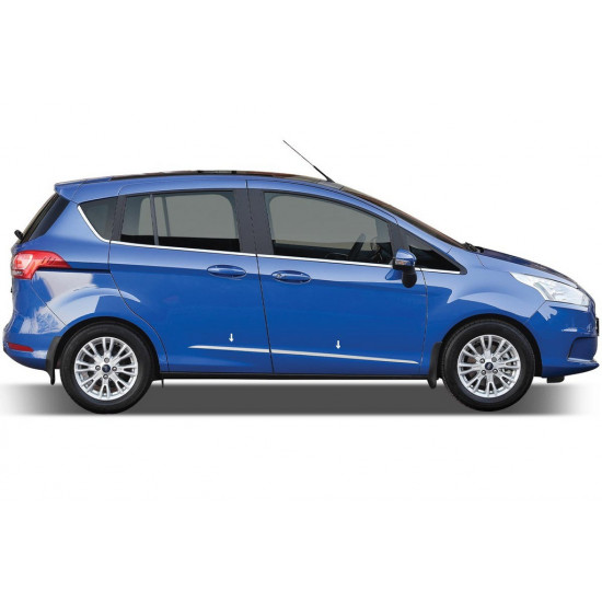 Молдинг дверний OmsaLine (4 шт, нерж) для Ford B-Max 2012-2017 рр