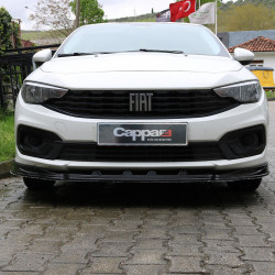 Передня лип накладка (ABS) для Fiat Tipo 2016-2024 рр