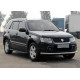 Бокові пороги Allmond Black (2 шт., алюміній) для Suzuki Grand Vitara 2005-2017 рр