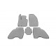 Килимки EVA (Сірий) для Honda Civic HB 2006-2012 рр Килимки EVA (Сірий) для Honda Civic HB 2006-2012 рр