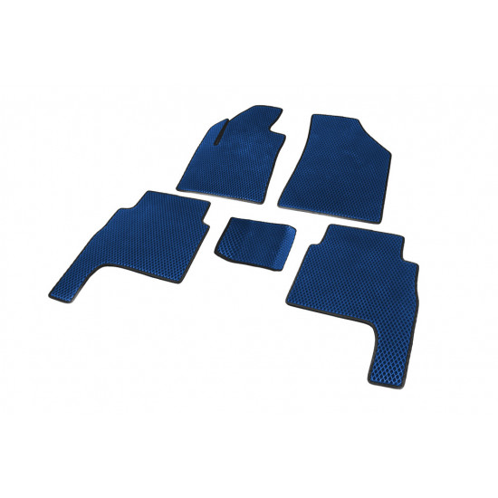 Килимки EVA (сині) 2010-2012 для Hyundai Santa Fe 2 рр Килимки EVA (сині) 2010-2012 для Hyundai Santa Fe 2 рр