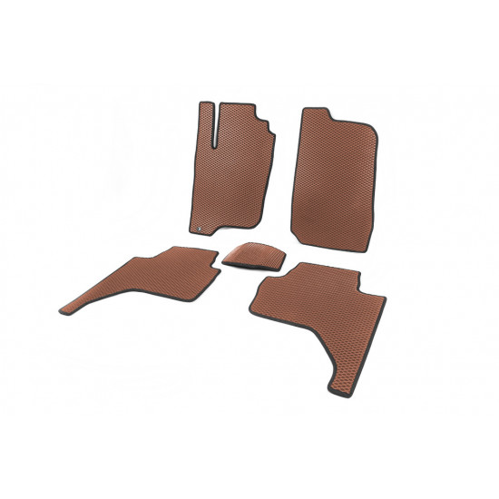 Килимки EVA (Коричневий) для Mitsubishi L200 2006-2015 рр Килимки EVA (Коричневий) для Mitsubishi L200 2006-2015 рр