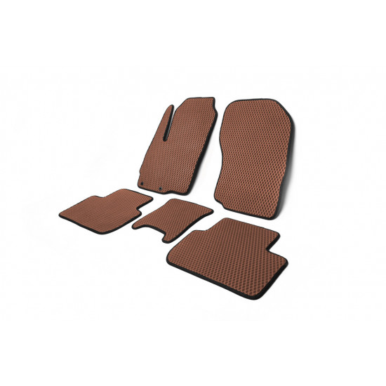 Килимки EVA (Коричневий) для Mitsubishi Outlander 2012-2021 рр Килимки EVA (Коричневий) для Mitsubishi Outlander 2012-2021 рр