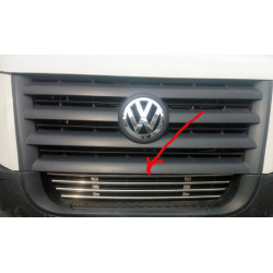 Решітка в бампер (нерж) для Volkswagen Crafter 2006-2017рр