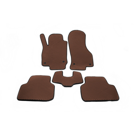 Килимки EVA (Коричневий) для Skoda Octavia IV A8 2020-2024 рр Килимки EVA (Коричневий) для Skoda Octavia IV A8 2020-2024 рр