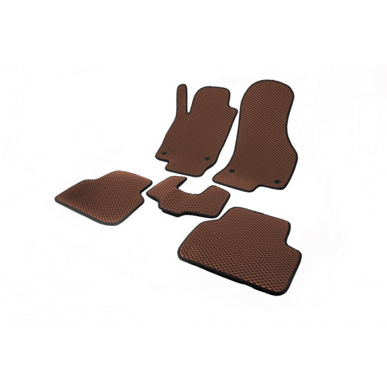 Килимки EVA (Коричневий) для Skoda Octavia IV A8 2020-2024 рр Килимки EVA (Коричневий) для Skoda Octavia IV A8 2020-2024 рр