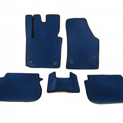 Килимки EVA (Синій) 2 шт, передні для Volkswagen Caddy 2004-2010 рр