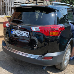 Кромка багажника OmsaLine (нерж.) для Toyota Rav 4 2013-2018 рр