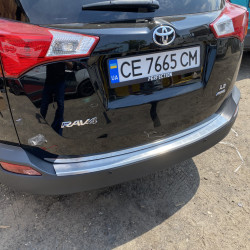 Кромка багажника OmsaLine (нерж.) для Toyota Rav 4 2013-2018 рр