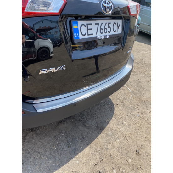 Кромка багажника OmsaLine (нерж.) для Toyota Rav 4 2013-2018 рр