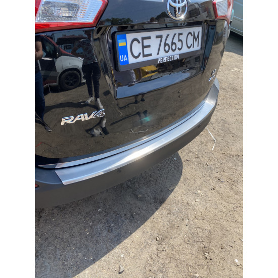 Кромка багажника OmsaLine (нерж.) для Toyota Rav 4 2013-2018 рр