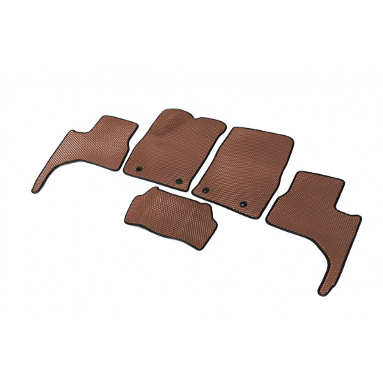 Килимки EVA (Коричневий) для Toyota Land Cruiser 300 Килимки EVA (Коричневий) для Toyota Land Cruiser 300
