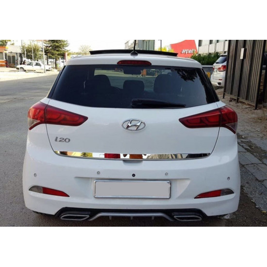 Кромка багажника 2014-2018 (нерж.) для Hyundai I-20 рр