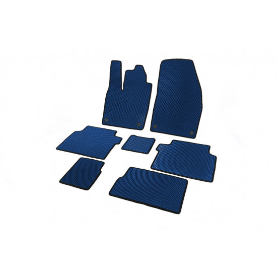 Килимки EVA (3 ряди, Синій) для Volkswagen ID.6 Килимки EVA (3 ряди, Синій) для Volkswagen ID.6