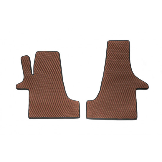 Килимки EVA (Коричневий, передні, для 2-20241) для Volkswagen T5 Caravelle 2004-2010 рр Килимки EVA (Коричневий, передні, для 2-20241) для Volkswagen T5 Caravelle 2004-2010 рр