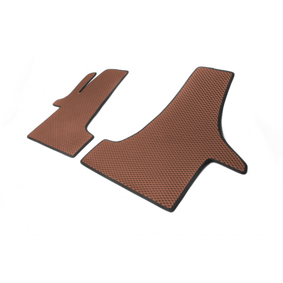 Килимки EVA (Коричневий, передні, для 2-20241) для Volkswagen T5 Caravelle 2004-2010 рр Килимки EVA (Коричневий, передні, для 2-20241) для Volkswagen T5 Caravelle 2004-2010 рр