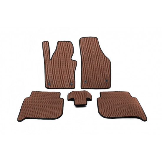 Килимки EVA (Коричневий) для Volkswagen Touran 2010-2015 рр Килимки EVA (Коричневий) для Volkswagen Touran 2010-2015 рр