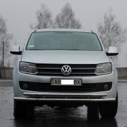 Передній захист ST018-2 (нерж) для Volkswagen Amarok 2010-2022 рр