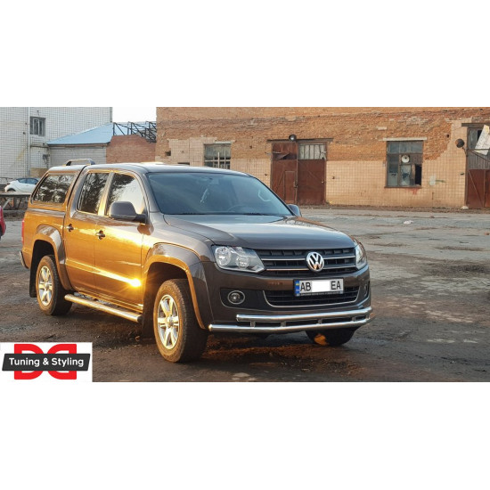 Передній захист ST018-2 (нерж) для Volkswagen Amarok 2010-2022 рр