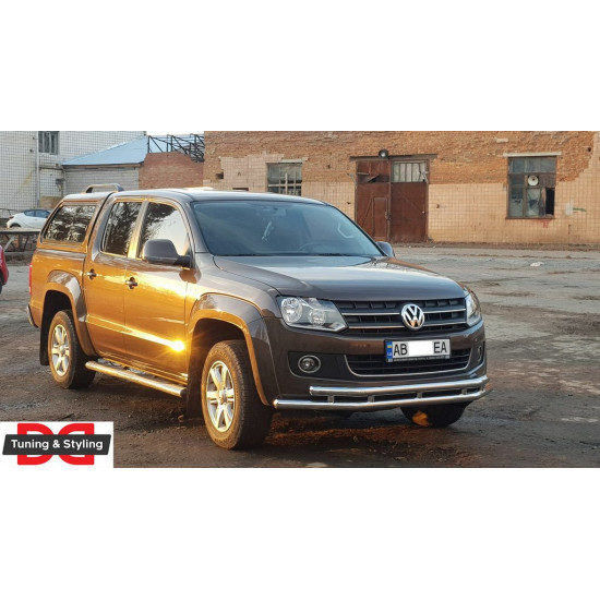 Передній захист ST018-2 (нерж) для Volkswagen Amarok 2010-2022 рр