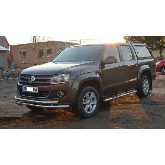 Передній захист ST018-2 (нерж) для Volkswagen Amarok 2010-2022 рр