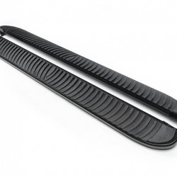 Бокові пороги Tayga Black (2 шт., Алюміній) для Jeep Cherokee KL 2013-2024 рр