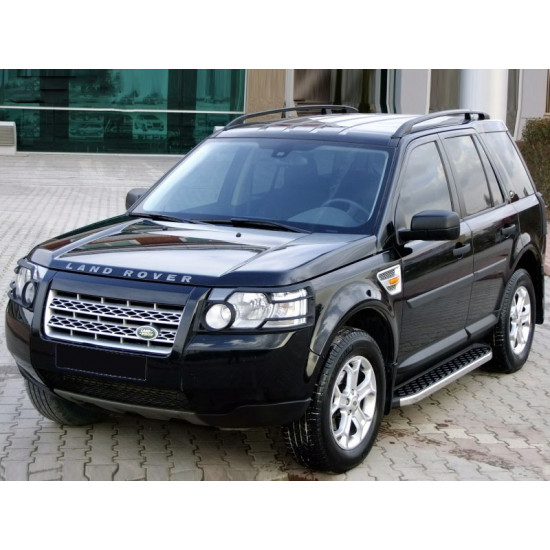 Бокові пороги BlackLine (2 шт, алюміній) для Land Rover Discovery III