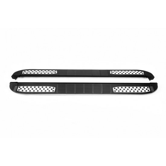 Бокові пороги Tayga V2 (2 шт., Алюміній) для Toyota Corolla Cross Бокові пороги Tayga V2 (2 шт., Алюміній) для Toyota Corolla Cross