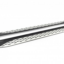 Бокові пороги Shining V1 (2 шт., Алюміній) для Volkswagen Amarok 2010-2022 рр