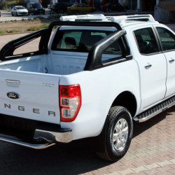 Бокові пороги BlackLine (2 шт, алюміній) для Ford Ranger 2011-2022 рр