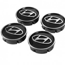 Ковпачки диски чорні hyun60tur-bl (59мм на 55мм, 4 шт) для Тюнінг Hyundai