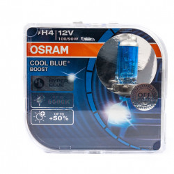 Лампи головного світла Osram H4 100/90W Cool Blue Hyper 62193CBB (2 шт)