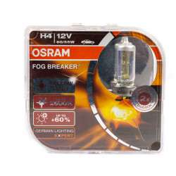 Лампи головного світла Osram H4 60/55W Fog Breaker 62193FBR (2 шт)