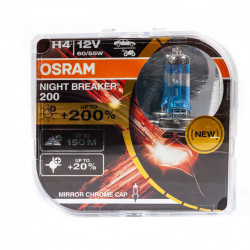 Лампа головного світла Osram H4 60/55W Night Breaker Laser -2024200% 64193NBL200