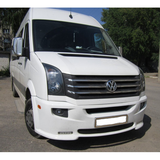 Передній бампер 2012-2024 (LED, під фарбування) для Volkswagen Crafter рр