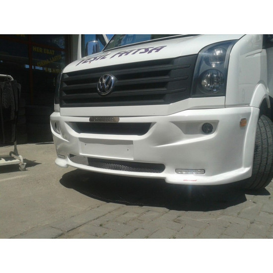 Передній бампер 2012-2024 (LED, під фарбування) для Volkswagen Crafter рр