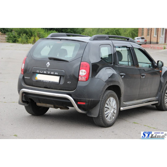 Задня дуга скоба (нерж.) для Renault Duster 2008-2017 рр