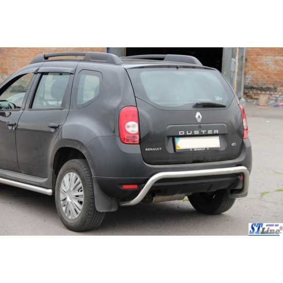 Задня дуга скоба (нерж.) для Renault Duster 2008-2017 рр