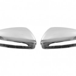 Накладки на дзеркала (2 шт, нерж.) для Mercedes C-сlass W205 2014-2021рр
