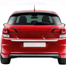 Накладка на кромку багажника (нерж.) OmsaLine - Італійська нержавійка для Citroen C-4 2010-2024 рр