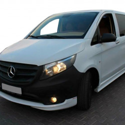 Тюнінг обвіс на передній бампер (під фарбування) для Mercedes Vito / V-class W447 2014-2024 рр