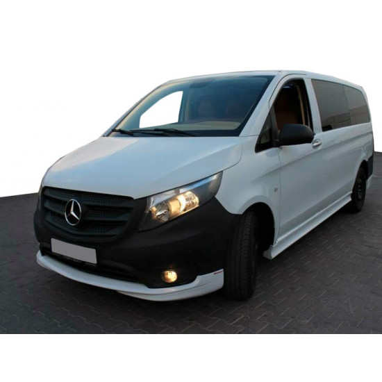 Тюнінг обвіс на передній бампер (під фарбування) для Mercedes Vito / V-class W447 2014-2024 рр