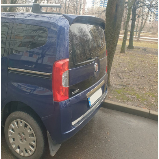 Накладки на задній бампер Carmos (нерж.) для Peugeot Bipper 2008-2024 рр