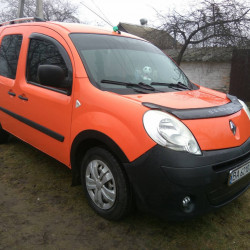 Накладки на арки (4 шт, чорні) 2008-2012, ABS пластик для Renault Kangoo рр