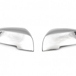 Накладки на дзеркала (2 шт, нерж.) Carmos для BMW 3 серія F-30/31/34 2012-2019рр